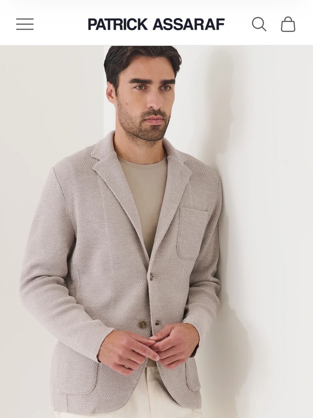 Patrick Assaraf Size Medium sport coat EUC